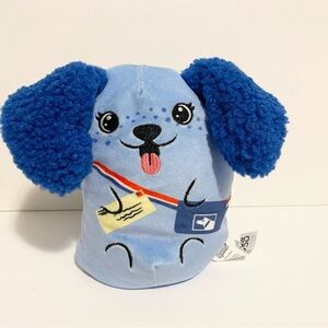 Dogs vs Squirls Chonks Plush Serisi Mail Dog Blue Stuffed Animal Toy 6” Beanie